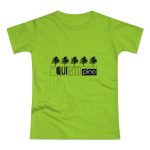 Camiseta mujer punto liso - Verde orquidea - Camiseta «Es quinto pino»