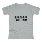 Camiseta mujer punto liso - Gris Pacifico - Camiseta «Es quinto pino»