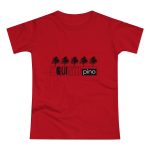 Camiseta mujer punto liso - Rojo - Camiseta «Es quinto pino»