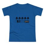 Camiseta mujer punto liso - Azul royal intenso - Camiseta «Es quinto pino»