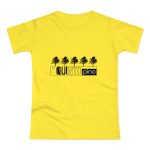 Camiseta mujer punto liso - Amarillo solar - Camiseta «Es quinto pino»
