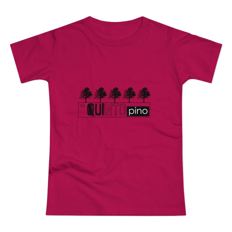 Camiseta mujer punto liso - Sorbete - Camiseta «Es quinto pino»