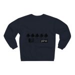Sudadera cuello redondo premium - Azul marino - Camiseta «Es quinto pino»