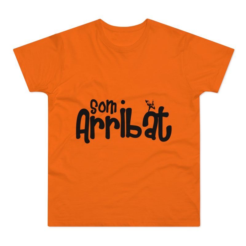 Camiseta hombre punto liso - Naranja - Camiseta unisex «Som Arribat»