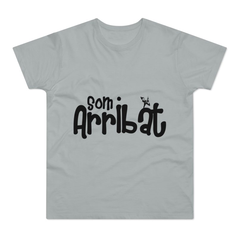 Camiseta hombre punto liso - Gris Pacifico - Camiseta unisex «Som Arribat»