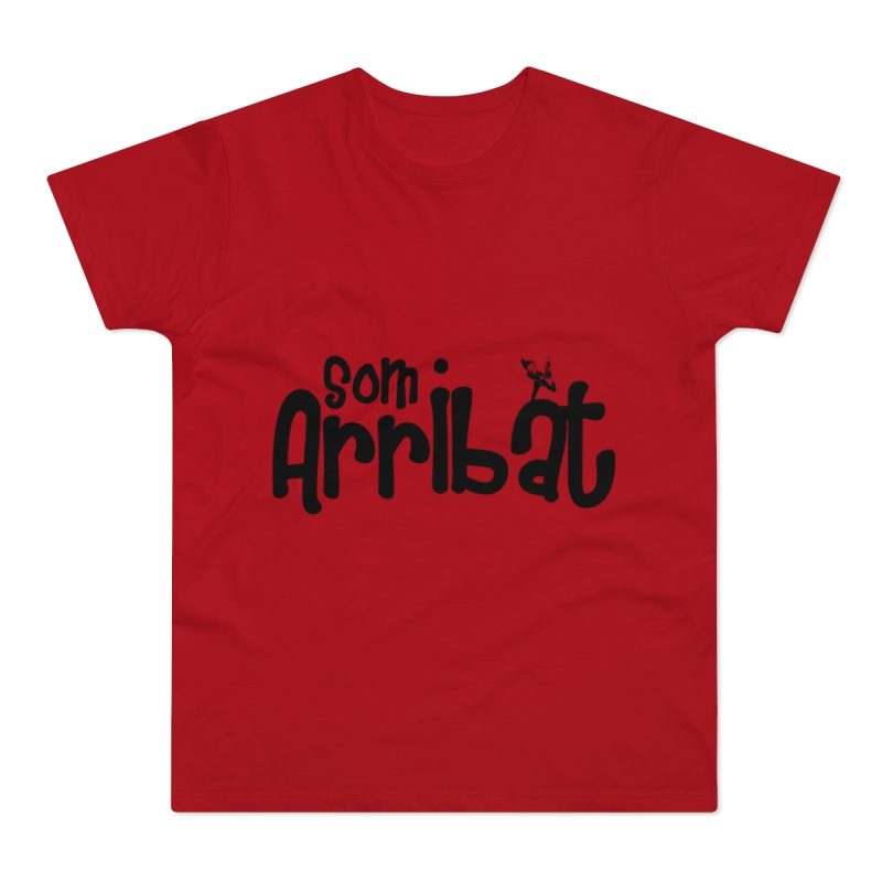 Camiseta hombre punto liso - Rojo - Camiseta unisex «Som Arribat»