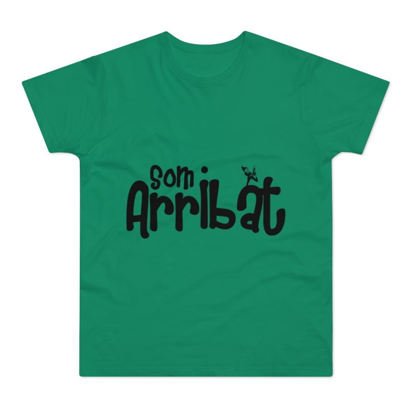 Camiseta hombre punto liso - Verde Kelly - Camiseta unisex «Som Arribat»
