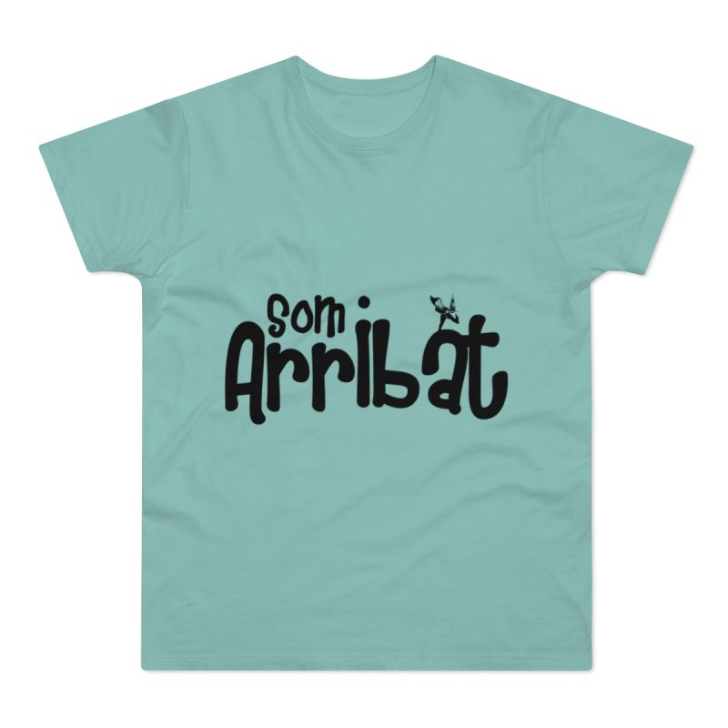 Camiseta hombre punto liso - Verde menta - Camiseta unisex «Som Arribat»