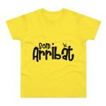 Camiseta hombre punto liso - Amarillo solar - Camiseta unisex «Som Arribat» Camiseta hombre punto liso - Amarillo solar - Camiseta unisex «Som Arribat»