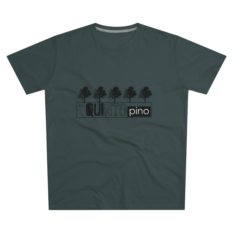 Camiseta hombre corte moderno - Gris marengo - Camiseta «Es quinto pino»