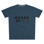 Camiseta hombre corte moderno - Azul vaquero - Camiseta «Es quinto pino»