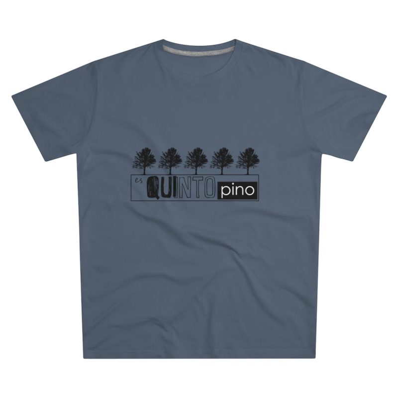Camiseta hombre corte moderno - Azul marino - Camiseta «Es quinto pino»