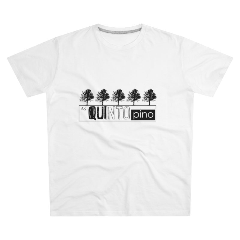Camiseta hombre corte moderno - Blanco - Camiseta «Es quinto pino»
