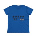 Camiseta mujer algodon medio - Azul royal - Camiseta «Es quinto pino» Camiseta mujer algodon medio - Azul royal - Camiseta «Es quinto pino»