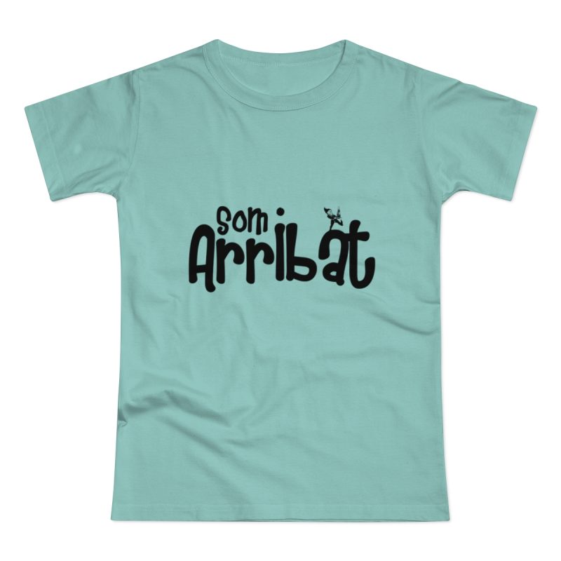 Camiseta mujer punto liso - Verde menta - Camiseta unisex «Som Arribat»