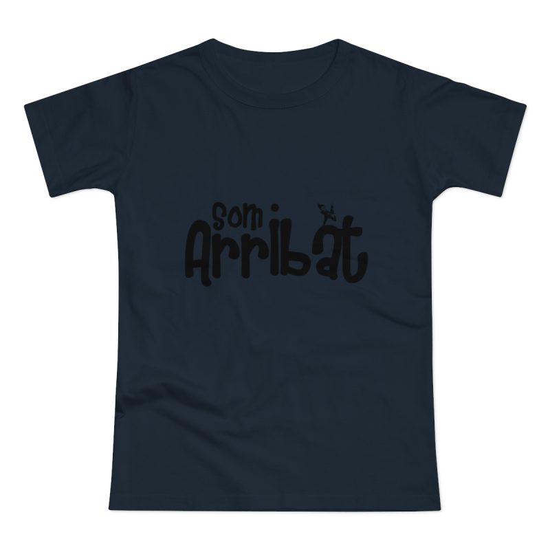 Camiseta mujer punto liso - Azul marino - Camiseta unisex «Som Arribat»