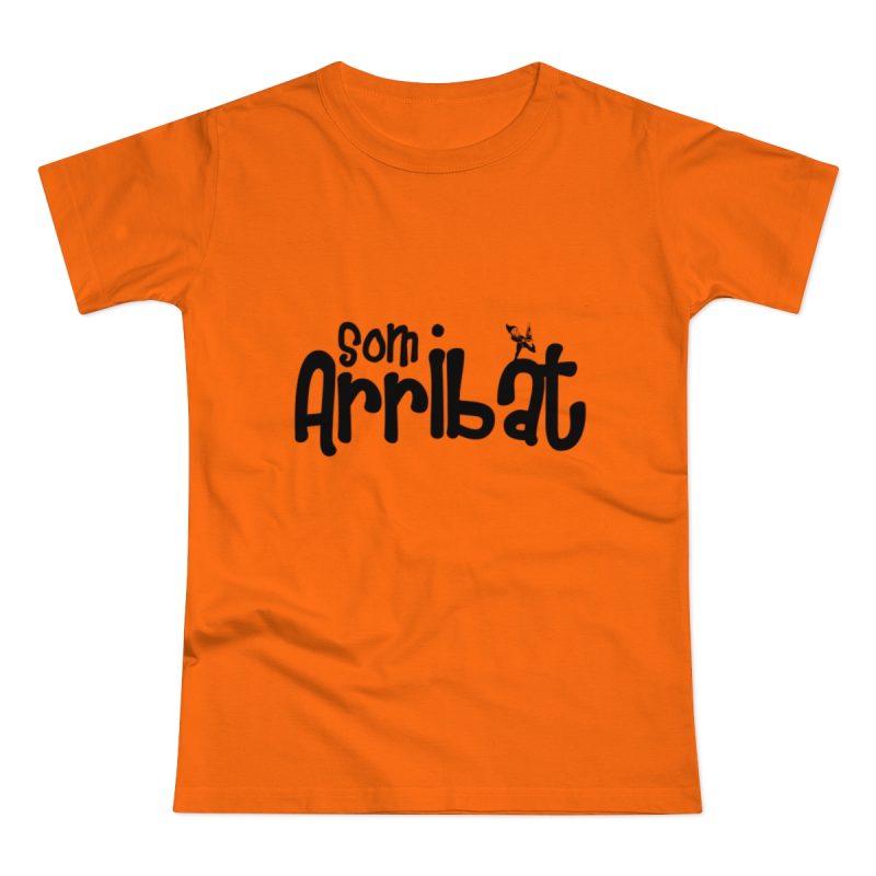 Camiseta mujer punto liso - Naranja - Camiseta unisex «Som Arribat»
