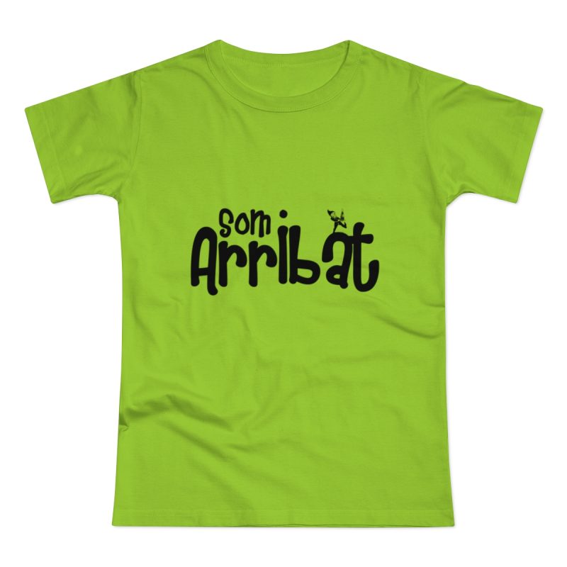 Camiseta mujer punto liso - Verde orquidea - Camiseta unisex «Som Arribat»