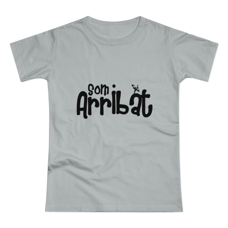 Camiseta mujer punto liso - Gris Pacifico - Camiseta unisex «Som Arribat»