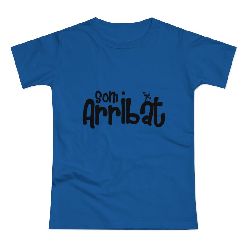 Camiseta mujer punto liso - Azul royal intenso - Camiseta unisex «Som Arribat»