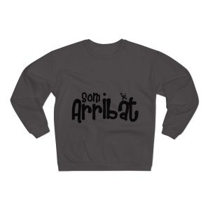 Sudadera cuello redondo premium - Antracita - Camiseta unisex «Som Arribat»