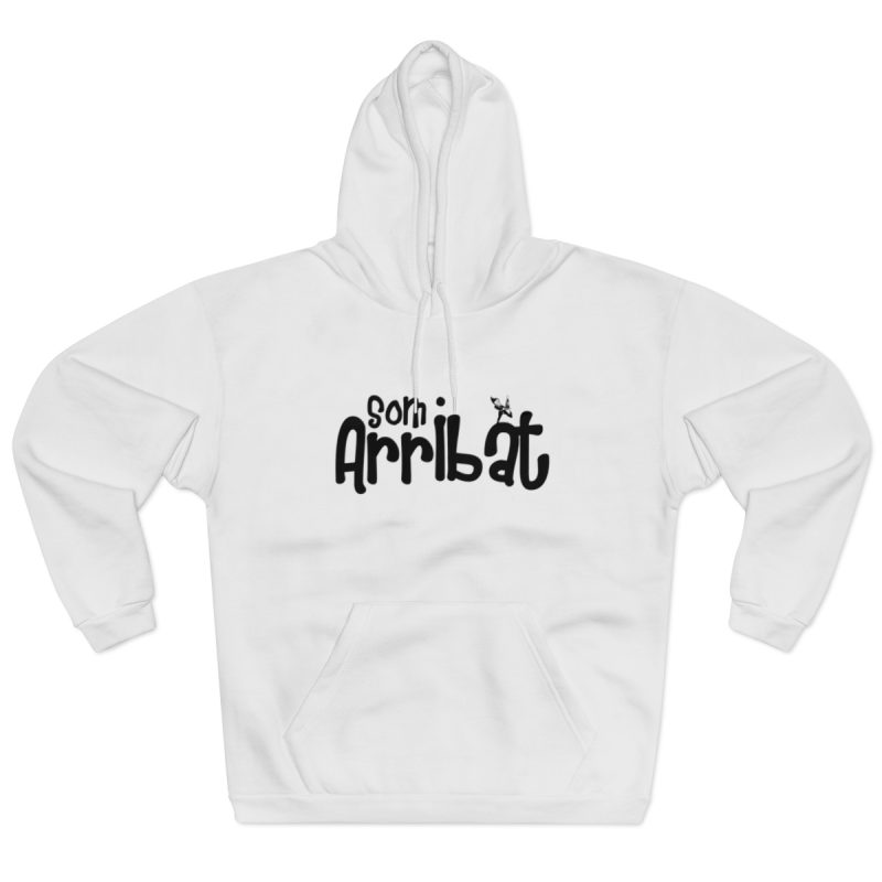 Sudadera con capucha cerrada - Blanco - Camiseta unisex «Som Arribat»