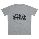Camiseta hombre corte moderno - Gris Oxford claro - Camiseta unisex «Som Arribat»
