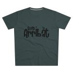 Camiseta hombre corte moderno - Gris marengo - Camiseta unisex «Som Arribat»