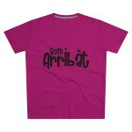 Camiseta hombre corte moderno - Rosa oscuro - Camiseta unisex «Som Arribat»