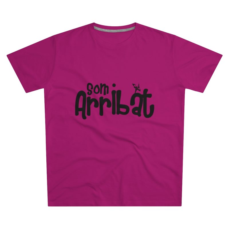 Camiseta hombre corte moderno - Rosa oscuro - Camiseta unisex «Som Arribat»