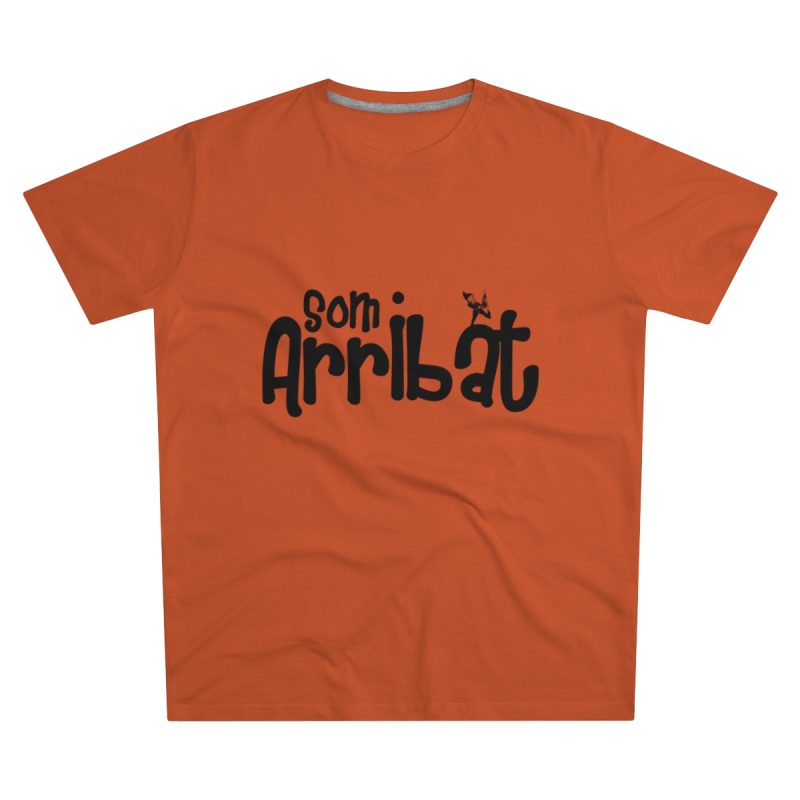 Camiseta hombre corte moderno - Naranja - Camiseta unisex «Som Arribat»