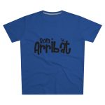 Camiseta hombre corte moderno - Azul royal intenso - Camiseta unisex «Som Arribat»