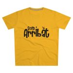 Camiseta hombre corte moderno - Amarillo girasol - Camiseta unisex «Som Arribat»