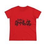 Camiseta mujer algodon medio - Rojo - Camiseta unisex «Som Arribat» Camiseta mujer algodon medio - Rojo - Camiseta unisex «Som Arribat»