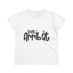 Camiseta mujer algodon medio - Blanco - Camiseta unisex «Som Arribat» Camiseta mujer algodon medio - Blanco - Camiseta unisex «Som Arribat»