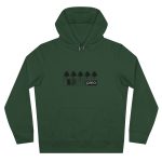 Sudadera con capucha King - Verde botella - Camiseta «Es quinto pino» Sudadera con capucha King - Verde botella - Camiseta «Es quinto pino»