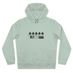 Sudadera con capucha King - Verde agua - Camiseta «Es quinto pino» Sudadera con capucha King - Verde agua - Camiseta «Es quinto pino»