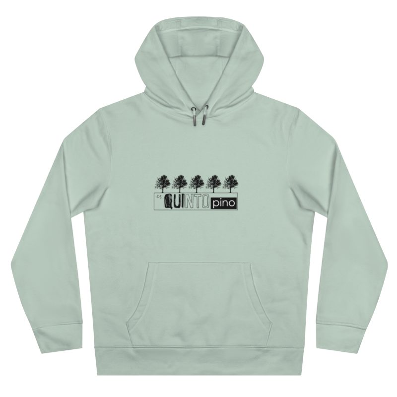 Sudadera con capucha King - Verde agua - Camiseta «Es quinto pino»