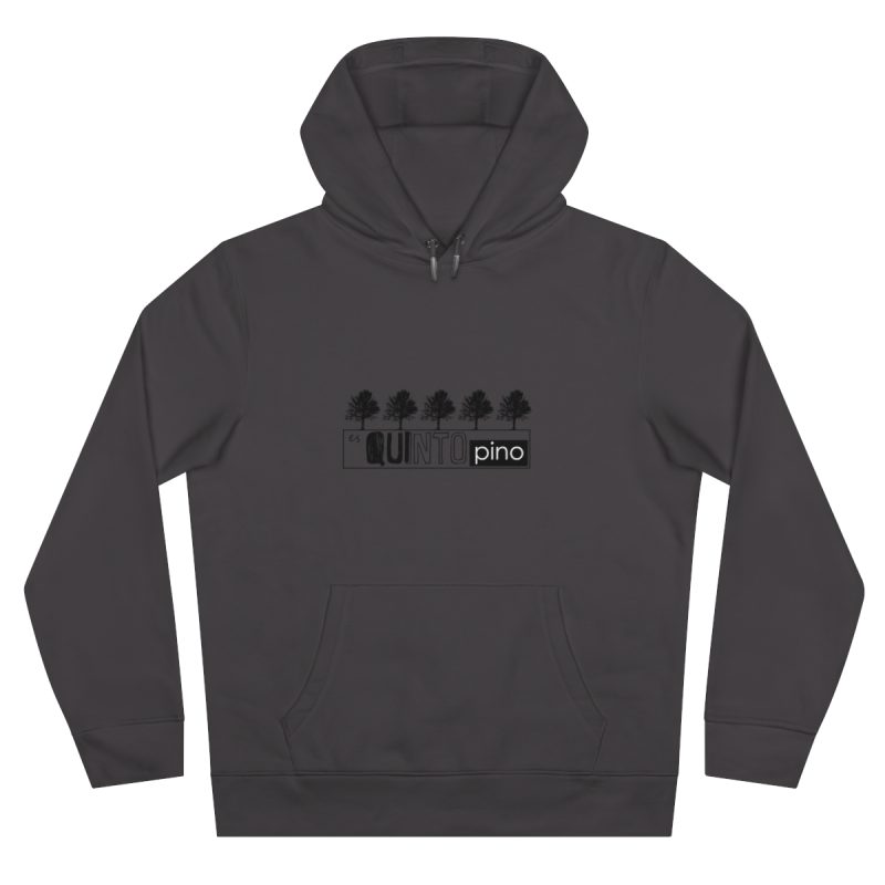 Sudadera con capucha King - Gris asfalto - Camiseta «Es quinto pino»