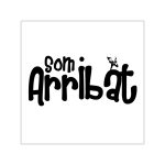 Pegatinas de vinilo cuadradas - Camiseta unisex «Som Arribat»