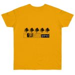 Camiseta punto liso - Albaricoque - Camiseta «Es quinto pino» Camiseta punto liso - Albaricoque - Camiseta «Es quinto pino»
