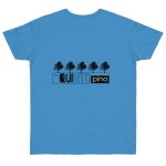 Camiseta punto liso - Azul celeste - Camiseta «Es quinto pino» Camiseta punto liso - Azul celeste - Camiseta «Es quinto pino»