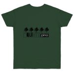 Camiseta punto liso - Verde botella - Camiseta «Es quinto pino» Camiseta punto liso - Verde botella - Camiseta «Es quinto pino»
