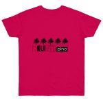 Camiseta punto liso - Fucsia - Camiseta «Es quinto pino» Camiseta punto liso - Fucsia - Camiseta «Es quinto pino»