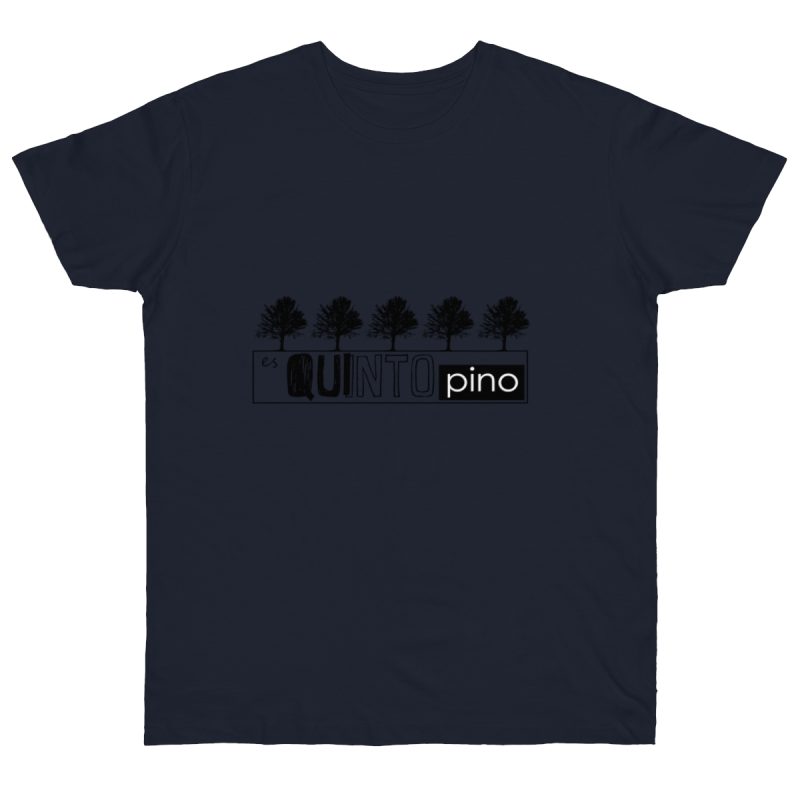Camiseta punto liso - Azul marino - Camiseta «Es quinto pino»