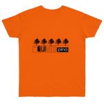 Camiseta punto liso - Naranja - Camiseta «Es quinto pino» Camiseta punto liso - Naranja - Camiseta «Es quinto pino»