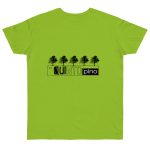 Camiseta punto liso - Verde orquidea - Camiseta «Es quinto pino» Camiseta punto liso - Verde orquidea - Camiseta «Es quinto pino»