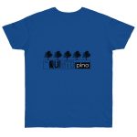 Camiseta punto liso - Azul royal intenso - Camiseta «Es quinto pino» Camiseta punto liso - Azul royal intenso - Camiseta «Es quinto pino»