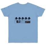 Camiseta punto liso - Azul cielo - Camiseta «Es quinto pino» Camiseta punto liso - Azul cielo - Camiseta «Es quinto pino»