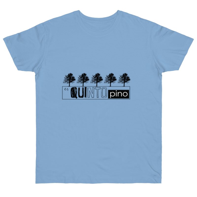 Camiseta punto liso - Azul cielo - Camiseta «Es quinto pino»